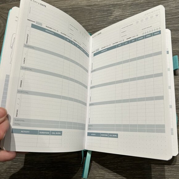 NEW Clever Fox Wellness Planner Goal Setting Journal Habit Tracker Stickers - Picture 7 of 11